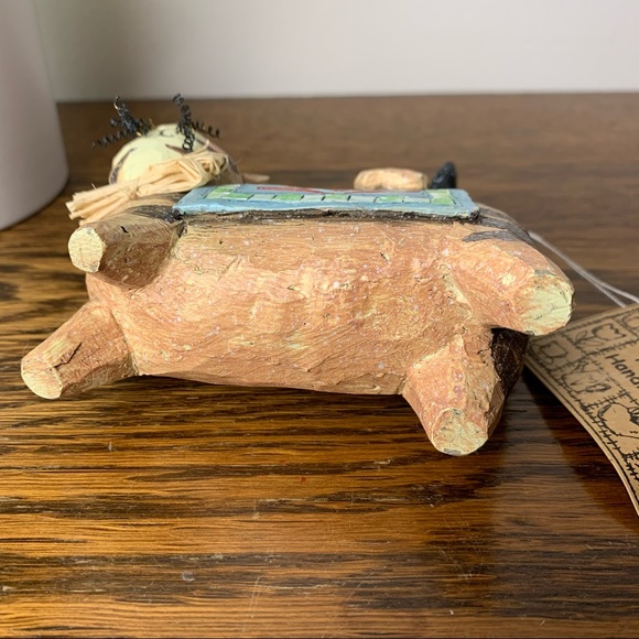 Vintage 90s Hanna’s Handiwork “The Cat, Crow, and Quilt” Figurine - Picture 6 of 11